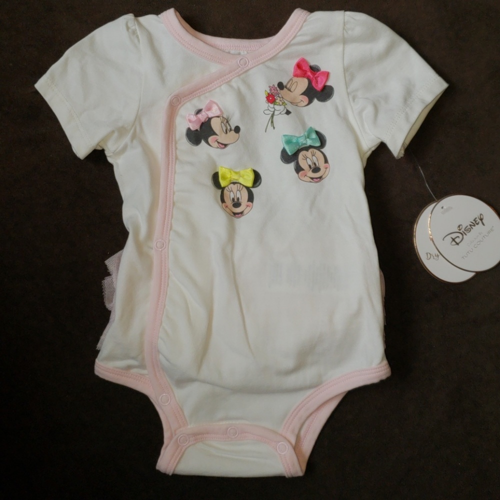DISNEY MINNIE TUTU BODYSUIT & RUFFLED LEGGINGS